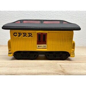 Vtg 1970 McCormick Whiskey Porcelain Empty Decanter Mail Train Car 1 Pint